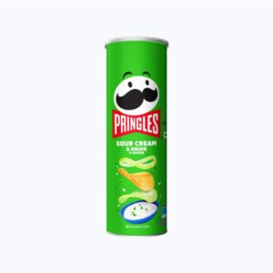 Pringles Sour Cream & Onion Potato Chips (107g)